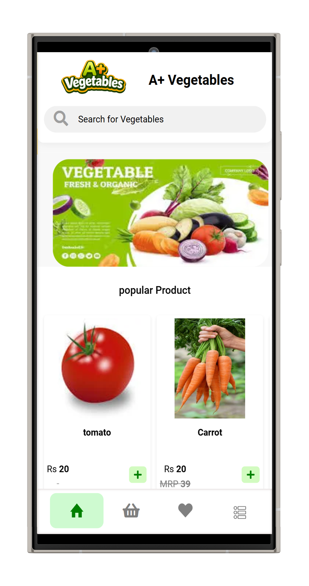 About A+ Vegetables